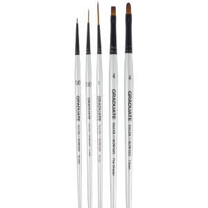 Daler-Rowney Graduate Multitechnik-Pinsel Synthetik 5er-Set