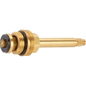 Ventiloberteil Ø 21 mm (G 1/2) aus Messing, Ersatzteil für Unterputzventile zur Regulierung von Wasser.