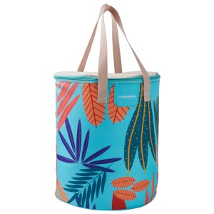Campingaz Kühltasche Ethnic Essential Bag, 15 l, türkis-multicolor mit tropischem Muster.