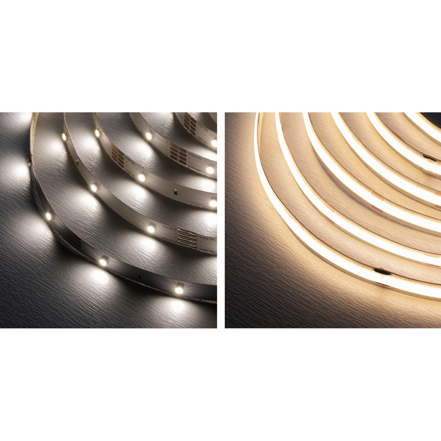 Paulmann MaxLED 500 COB LED Strip Basis-Set, 3m, warmweiß, für stimmungsvolle Beleuchtung.