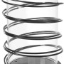 Gartenstecker Fackel Spirale Eisen/Glas Schwarz 59 cm x Ø 8,5 cm_2