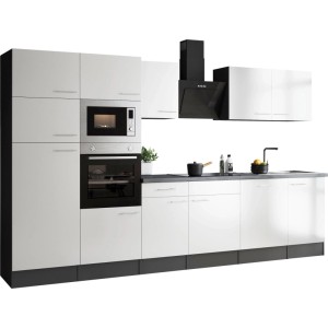 Respekta Küchenzeile Oliver 340 cm Weiß