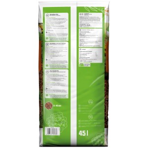 Sack GROW by OBI Gartendekor Pinie, 45l, Dekormulch in braun, zur Beetabdeckung und Unkrautvermeidung.