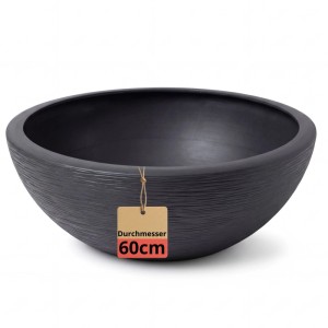 BigDean XL Pflanzschale 59cm x21cm DXH Ideal auch als Brunnenschale