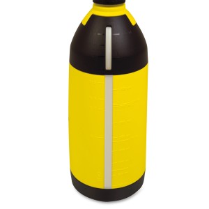 Mesto Handzerstäuber Flip 360° 1 l, gelb/schwarz, mit Füllstandsanzeige. Ideal für Pflanzenpflege.