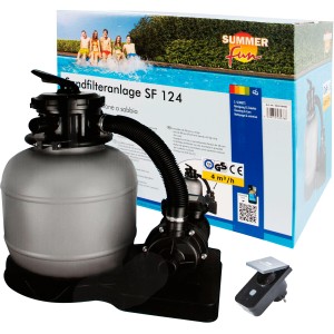 Summer Fun Poolfilteranlage Best Clean Smart bis 18m³ mit Pumpe und WiFi-Stecker.