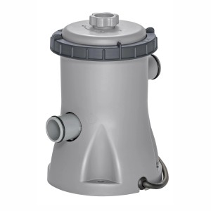 Bestway Flowclear Filterpumpe 1249 l/h für Pools bis 8.300 l. Kartuschenfilter zur Reinigung.