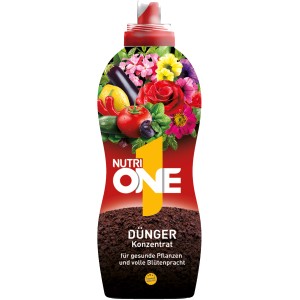Nutri One Universal-Dünger 1 l Flüssigkonzentrat für gesunde Pflanzen und reiche Ernte.
