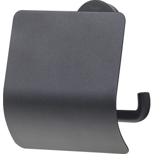 Schwarzer Tiger Toilettenpapierhalter mit Deckel im Urban Design.