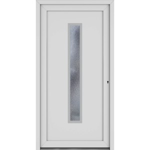 Roro Haustür OKE 1105 Kunststoff Weiß 110 cm x 210 cm DIN R