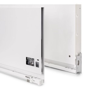 Emuca Aussenschublade Vertex 3D 60 kg Höhe 242 mm Tiefe 500 mm Stahl Weiß Lackiert