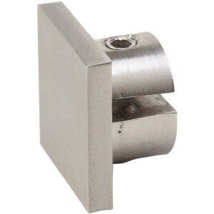 Mydeco Endstück in Edelstahl-Optik für 1,8 cm Gardinenstange.