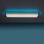 LED-Deckenleuchte Mario Schwarz, 100x25 cm, mit CCT und RGB Funktion.