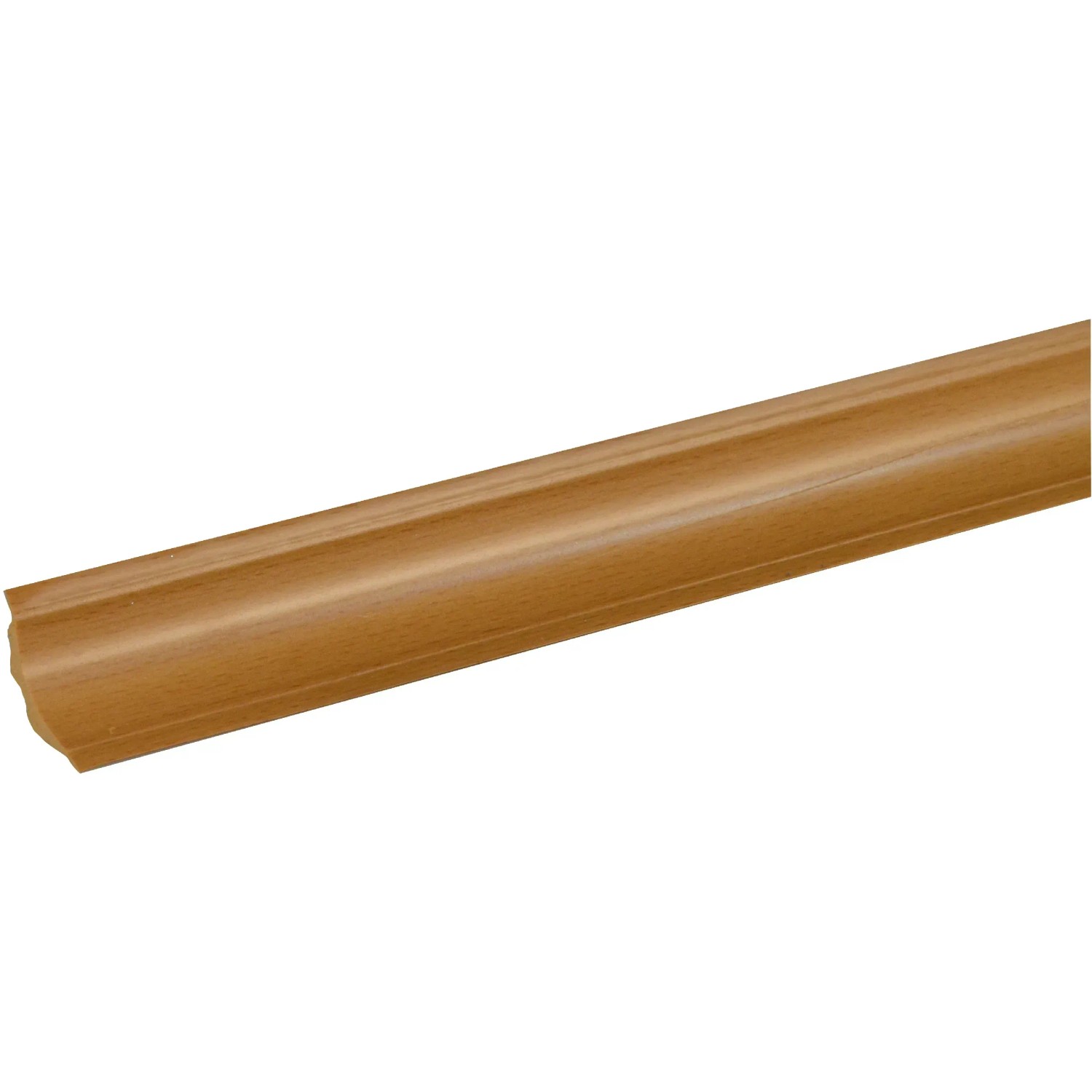 FN Neuhofer Hohlkehlleiste KU034, Buche Dekor, aus PVC, 27x27x2400 mm.