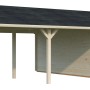 Palmako Garage Roger mit Sektionaltor 953 x 550 cm Naturbelassen FSC®_8