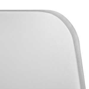 Detailaufnahme: Vasner Citara M Plus Infrarotheizung mit abgerundeten Ecken.