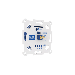 LED`s light Dimmer Flat Dimmer 250W, Phasenanschnittdimmer für Innenräume.