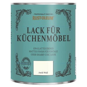 Dose Rust-Oleum Kreidefarbe Küchenmöbellack Antik Weiß, matt.