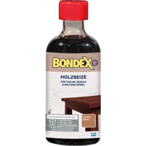 Bondex Holzbeize Kirschbaum, 250ml Flasche für Möbel und Innentüren.