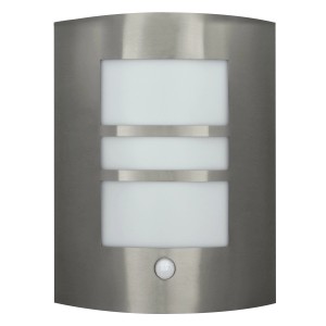 E2 Elektro Wandleuchte POLIS Sensor E27 IP44 Anthrazit