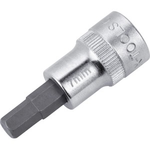 LUX Stecknuss Comfort mit 7 mm Innensechskant-Bit für Schraubenschlüssel.