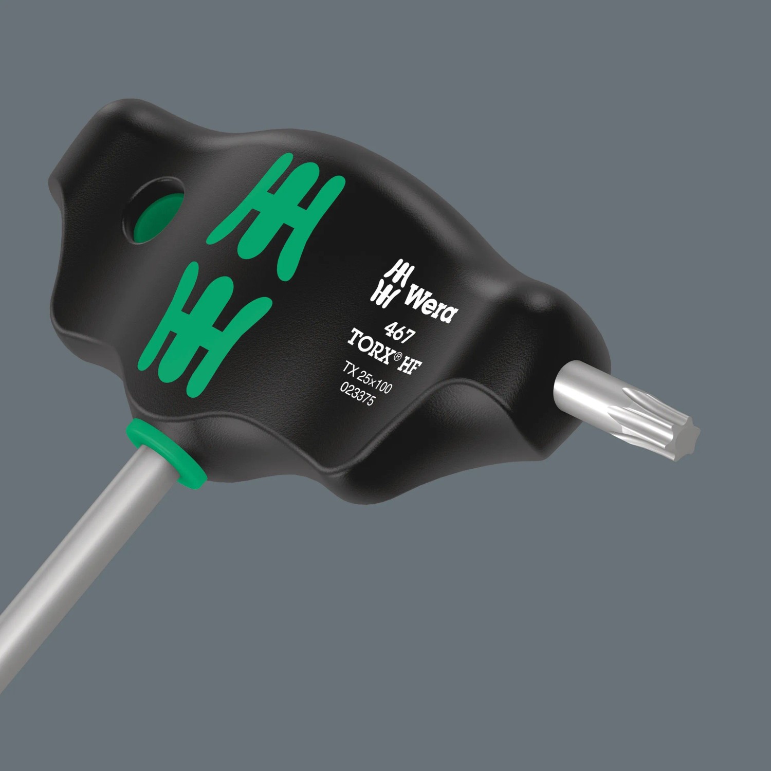 Wera Torx Quergriff-Schraubendreher TX30 mit Haltefunktion, 200 mm lang.