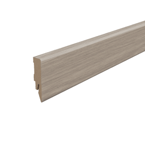 Egger Sockelleiste L653 Kubisch für Fußboden Baronia 6 cm Eiche Grau