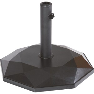 Dunkelgrauer Schirmständer Lamont, 25 kg, für Sonnenschirme bis Ø 300 cm.