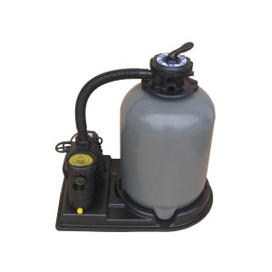 Summer Fun Sandfilteranlage SF 142 für Pools bis 40 m³ mit Vorfilter und 6-Wege-Ventil.