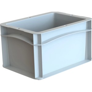 Eurobox-System Box Vollwand 20 x 15 x 12 cm Grau