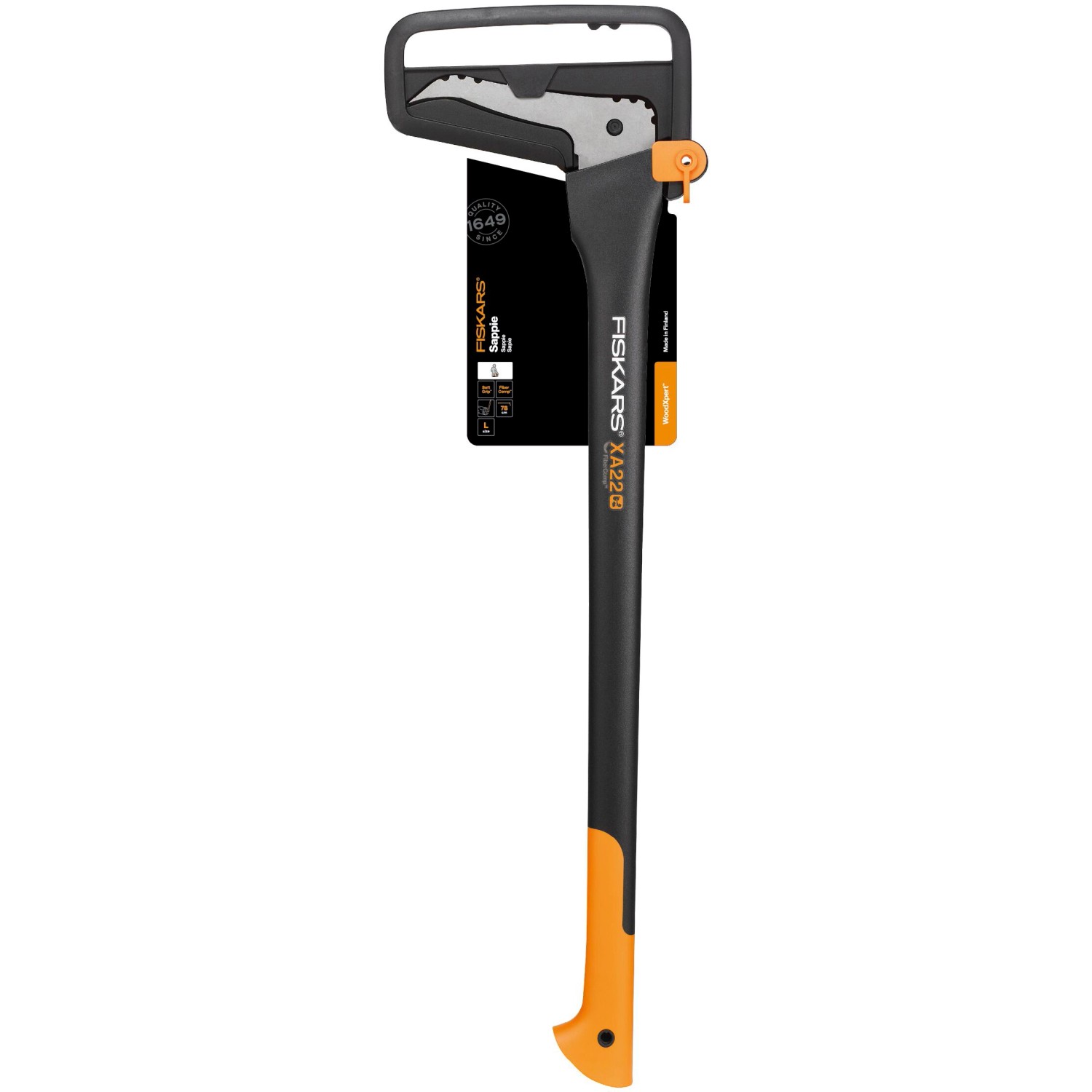 Fiskars WoodXpert XA22 Fällheber Sappie zum Heben und Wenden von Holzstämmen.