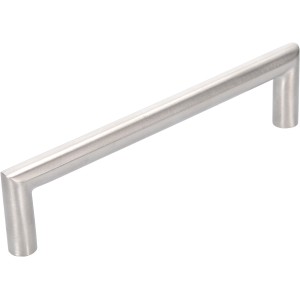 Siro Möbelgriff 2423 H, Edelstahl feingeschliffen, Lochabstand 128 mm.