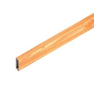 Osmo Einzelprofil Rhombus A Alu-Cladding 600 cm x 1,9 cm x 6,8 cm Lärche