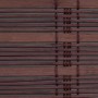 Detailansicht: OBI Bambus-Raffrollo Mataro in Teak, 120x160 cm. Natürlicher Sichtschutz für Fenster.