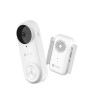 Ezviz DB2 PRO: Kabellose Akku-Video-Türsprechanlage mit Gong in Weiß.