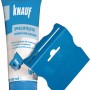 Knauf Spachtelfix 250ml mit Spachtelwerkzeug zum Ausbessern von Löchern und Rissen.