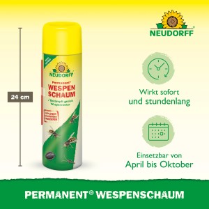 Neudorff Permanent Wespenschaum 500ml zur Wespenbekämpfung in Nestern.