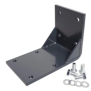 2er-Set Deckenadapter für Markisenmontage, Stahl anthrazit, inkl. Schrauben und Dübel.