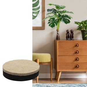 Wagner Filzpads-Set EH1358 Ø 58 mm x 15 mm Braun 2-tlg.