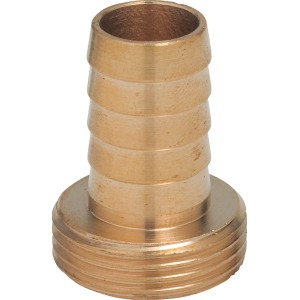 Messing Tülle 13 mm (1/2") AG 26,4 mm (R 3/4)