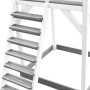 Detailaufnahme: Treppe zum AXI Beach Tower Spielturm aus Holz.