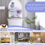 Sinobath WC-Sitz Oval mit Zen Wellness Motiv (Steine, Blume), Softclosing. Robust, leicht zu reinigen, für Zuhause & Hotel.