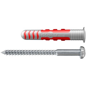 Fischer Dübel DuoSeal 8x48 mm mit Schraube, geeignet für Nassbereiche.