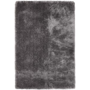Kayoom Hochflorteppich Royal 110, silber, 200x290 cm. Weicher, handgemachter Teppich für Wohnräume.
