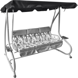 Ersatzdach für Hollywoodschaukel Talca 3-Sitzer 145 x 227 cm Dunkelgrau