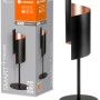 Ledvance Smart+ WiFi Tischleuchte Decor Twist Schwarz, elegante smarte Tischlampe.