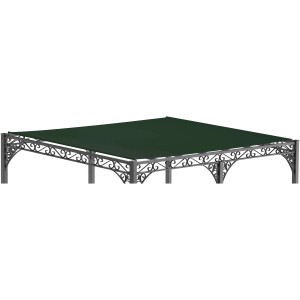 Eleo Sonnensegel 400 cm x 300 cm für Pergola Sardegna/Sicilia Dunkelgrün