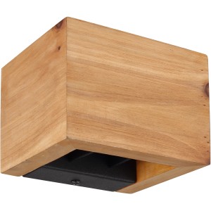 Globo LED-Wandleuchte Alina 1-flammig Dunkelbraun 132 x 98 mm