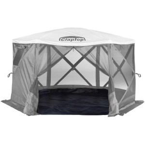 Claptop Boden für Faltpavillon 600 Schwarz 366 cm x 366 cm