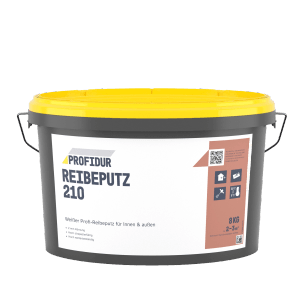 Eimer Profidur Reibeputz 210, weiß, 8 kg, für Innen- und Außenbereich.